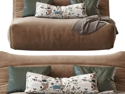 Levi Bean Bag sofa 3D model
