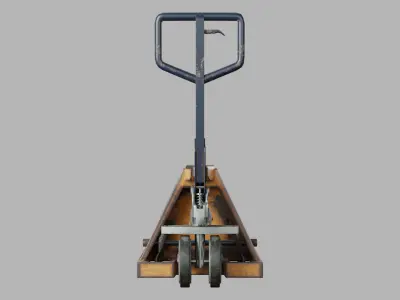 Pallet Truck 3D model Low-poly 3D model