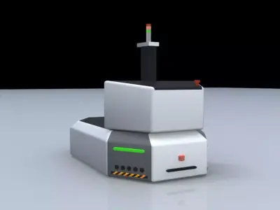 factory AGV 3D model