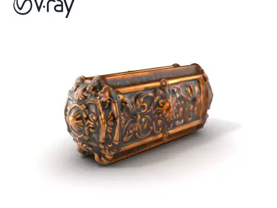 Ancient Bronze Artifact Decorative model pack Low-poly 3D model