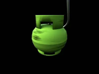 LPG Liquefied Petroleum Gas 3kg - LP Low-poly 3D model