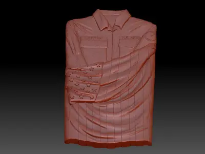 American Army 3D print model