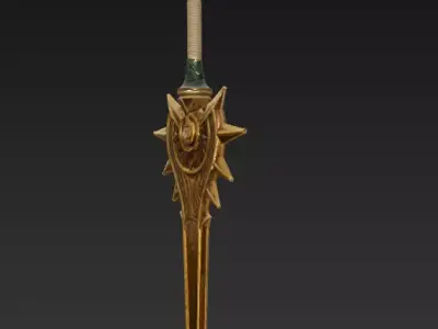 Fantasy Swords - High Detail Game - 3D Print Ready Pack 3D model