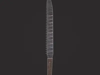 Mini Saw  Low-poly 3D model
