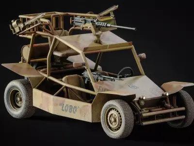 VATT LOBO Army Low-poly 3D model