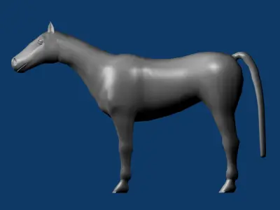 Horse Free 3D model order