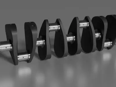 Crankshaft 3D model shop