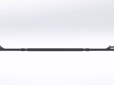 900 x 550 mm SLIM SLIDING VALVE 3D model