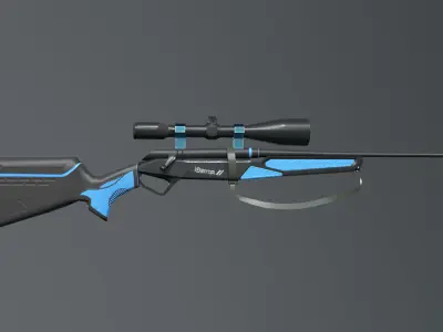 Venator Rifle Low-poly 3D model