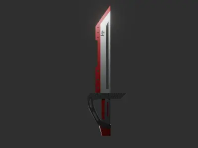 Modern designed Sword Free 3D model