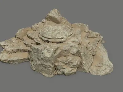 Ladder Ruin Low-poly 3D model purchase