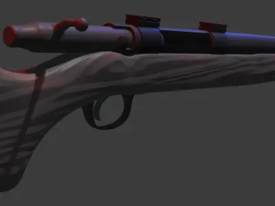 Sniper Rifle 3D model order