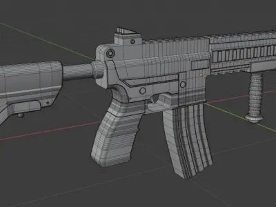 M416 gun Free 3D model