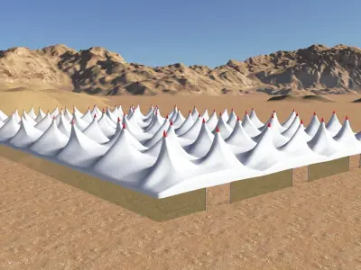 REFUGEE MARQUEE 3D model