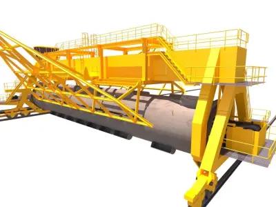 Retomadora cacambas 3D model