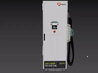 Efacec QC45 EV Charger 3D model