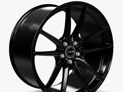 Velgen Wheels Lightweight Series VF5 Wheel Gloss Black Mustang Low-poly 3D model