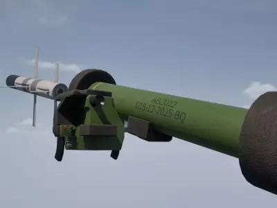 Chinese ABZ012 HJ12 Low-poly 3D model