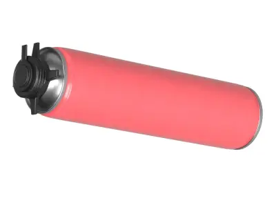 Polyurethane foam  750 ml open mockup 3D model