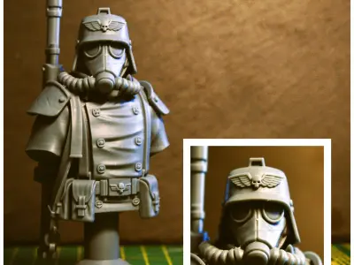 Valour Korps - Bust 3D print model