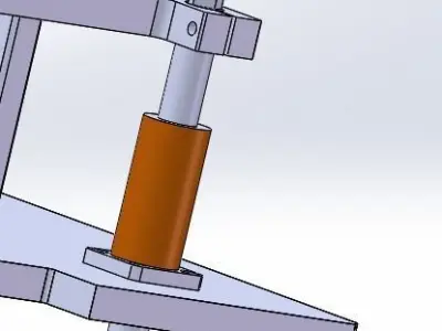 Automatic up and down feeding platform 3D model