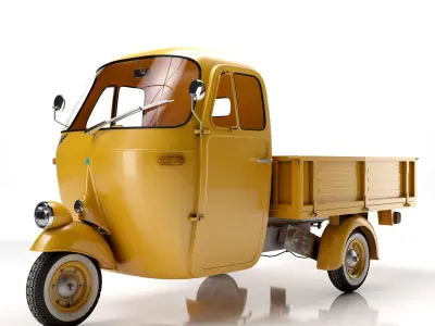 Ape Piaggio 1964  3D model