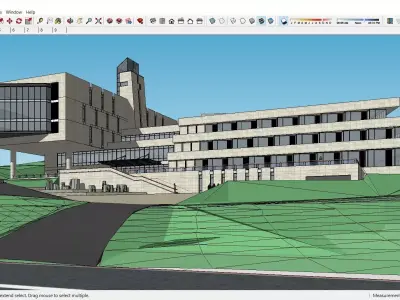 Sketchup Recreational Tourism building B8 3D model