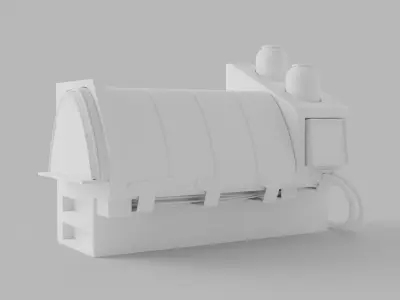 Sci-Fi Lab Assets 3D model