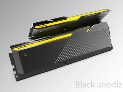 DDR5 RAM concept model 3D model