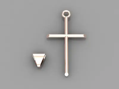 Christian Cross  Free 3D print model
