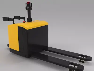Pallet truck electric 1 3D model
