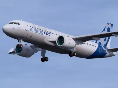 Airbus A320neo 3D model buy