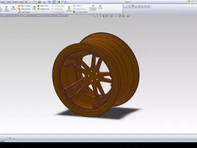 20 inch rim 3D model