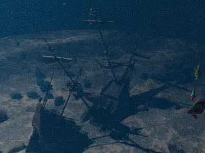 The Bottom of a Forgotten Shipwreck 3D model