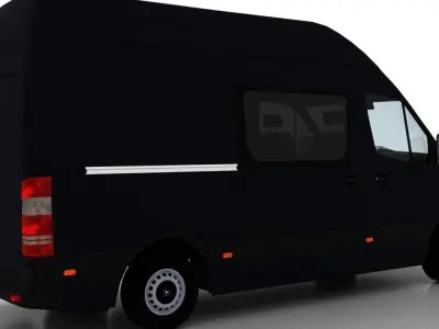 Mercedes Benz Sprinter L2H3 2009 Crew Van EU 3D model
