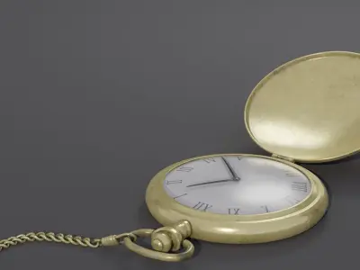 Pocket Watch 3D model buy