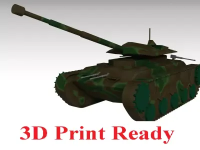 Military Tank  3D print model
