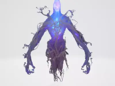Threxari Spindlewood - Game Ready Character 3D model