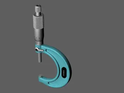 Micrometer 25-50mm Free 3D model