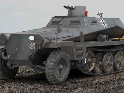 SdKfz 250 3D model