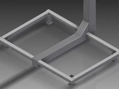  Basket of transport Free 3D model