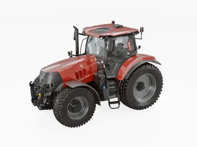 Case IH 3 Tractor 3D model
