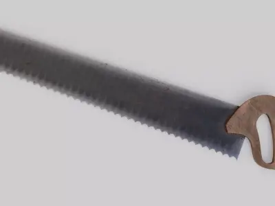 Tools package 03 - Saw Low-poly 3D model