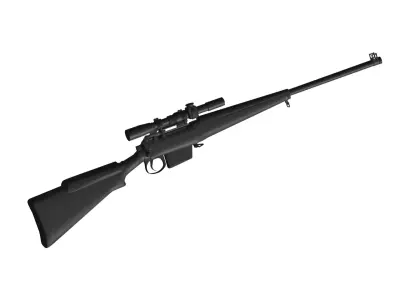 L42A1 Sniper Rifle 3D model
