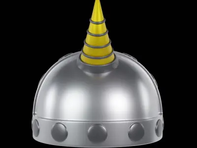 Warrior Helmet Free low-poly 3D model