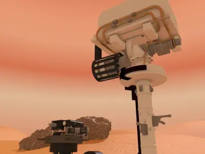 Curiosity Rover Mars 3D model