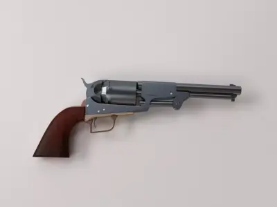 Colt Dragoon 1848 3D model
