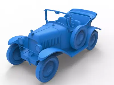 Citroen 5CV 1924 Classic Car 3D print model