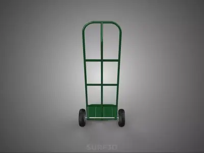 PHANDLE GRIP TROLLEY CART HAND TRUCK DOLLY BAG SACK BARROW BOX 2 3D model