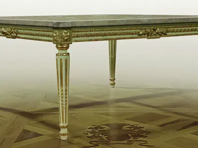 Classic table 3D model